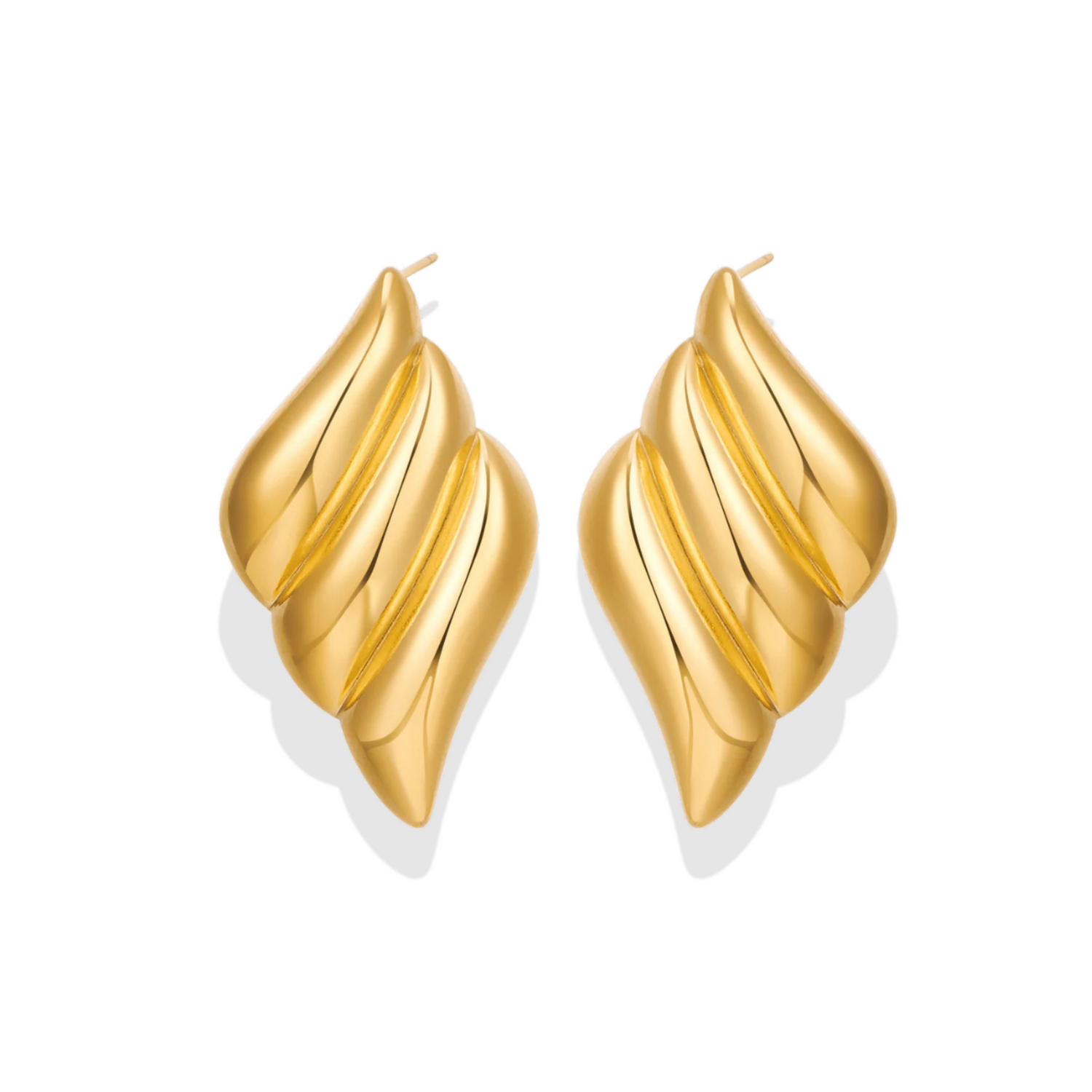 Golden Flame Chunky Studs