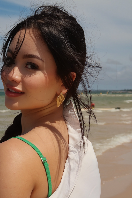 Golden Flame Chunky Studs