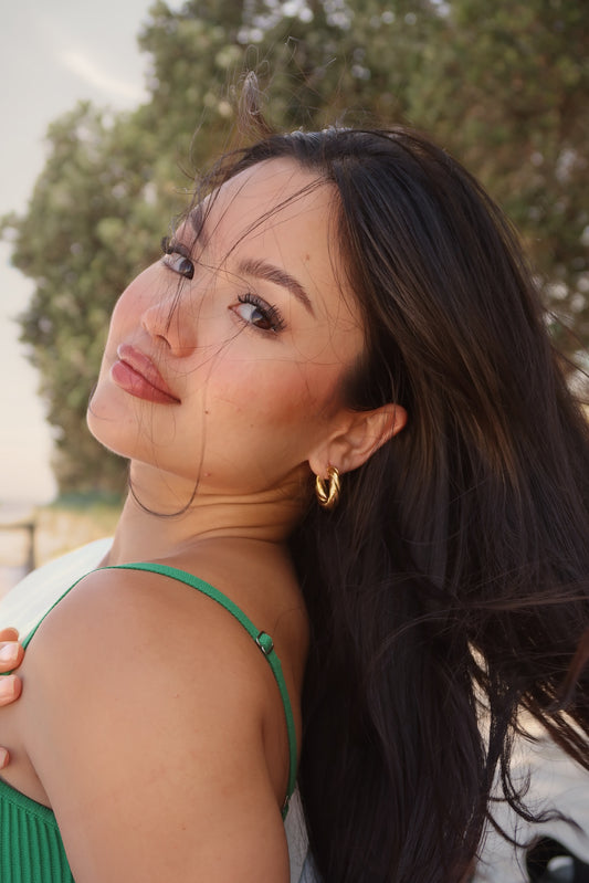 Twist Luxe Hoops